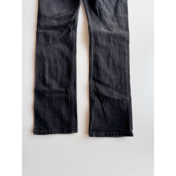 REFORMATION Jax Black Stretch High Rise Straight Jeans, Size 23 - Picture 7 of 12